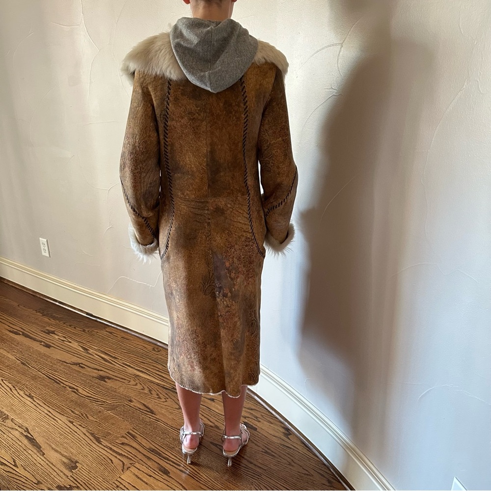 YVES SALOMON Shearling Long Coat🌸 - Picture 8 of 16